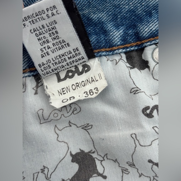 Lois Blue Straight-Leg Jeans - 30 x 30 - Picture 9 of 9